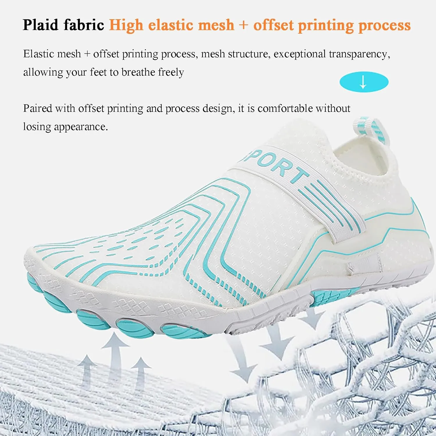 Barefoot Shoes Men Women Water Shoes Trail Running Beach Shoes Fitness Water Trainers for Gym Swimming Snorkeling Surfing Wading Shoes Bathing Shoes Quick Dry