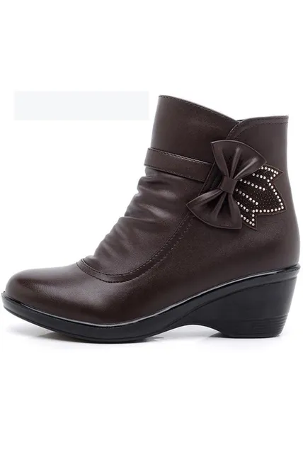 Butterfly-knot Ankle boots