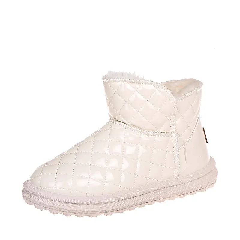Hnzxzm New 2024 Women's Snow Boots Winter Warm Plush Boots Women's  Winter Casual Shoes Women's Ankle  Fashion Boots Platform Shoes