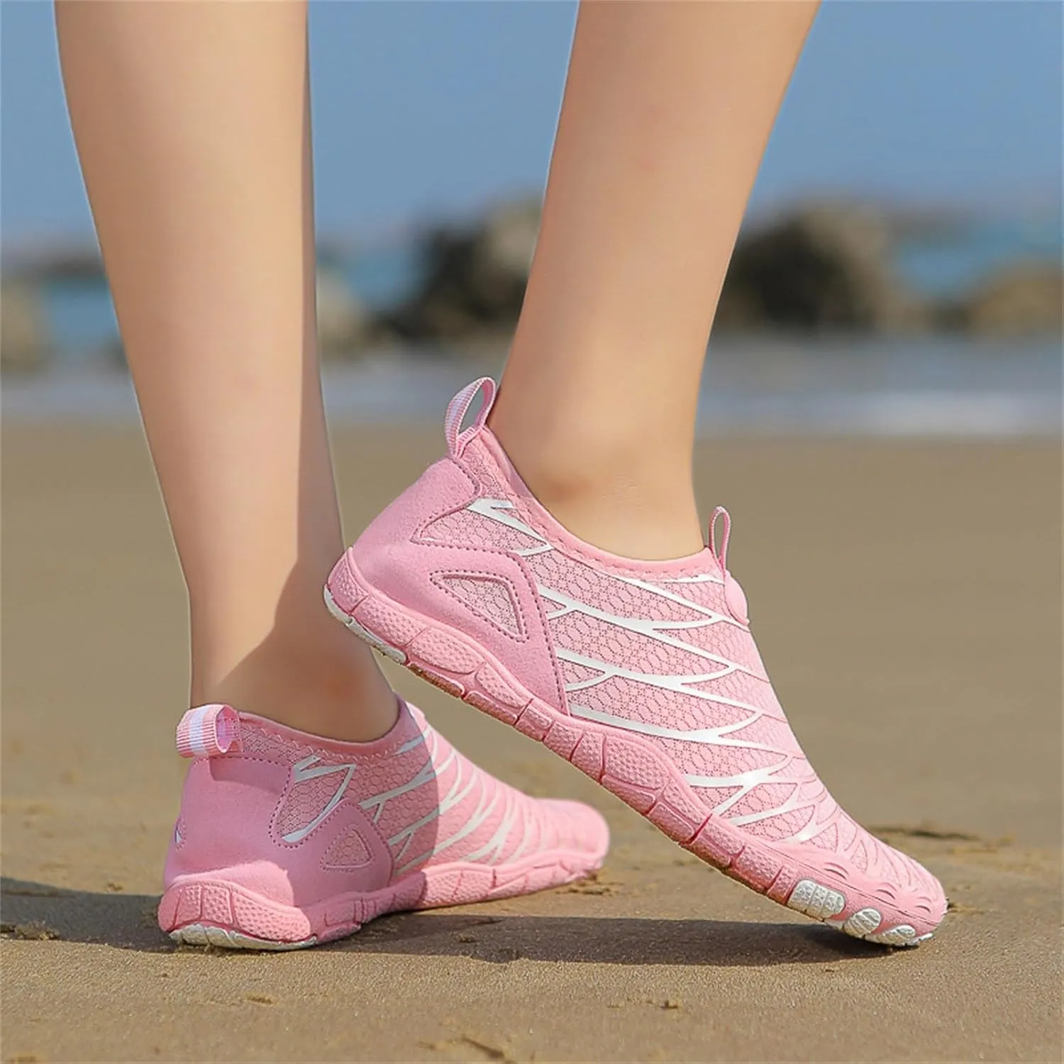 Mens Water Shoes Size 11 Wide Width Non Slip Athletic Footwear Wide Toe Mens Hiking Water Shoes Cute Water Shoes Summer Quick Dry Sandals Slippers for Beach Swimming Hiking Boating Sailing