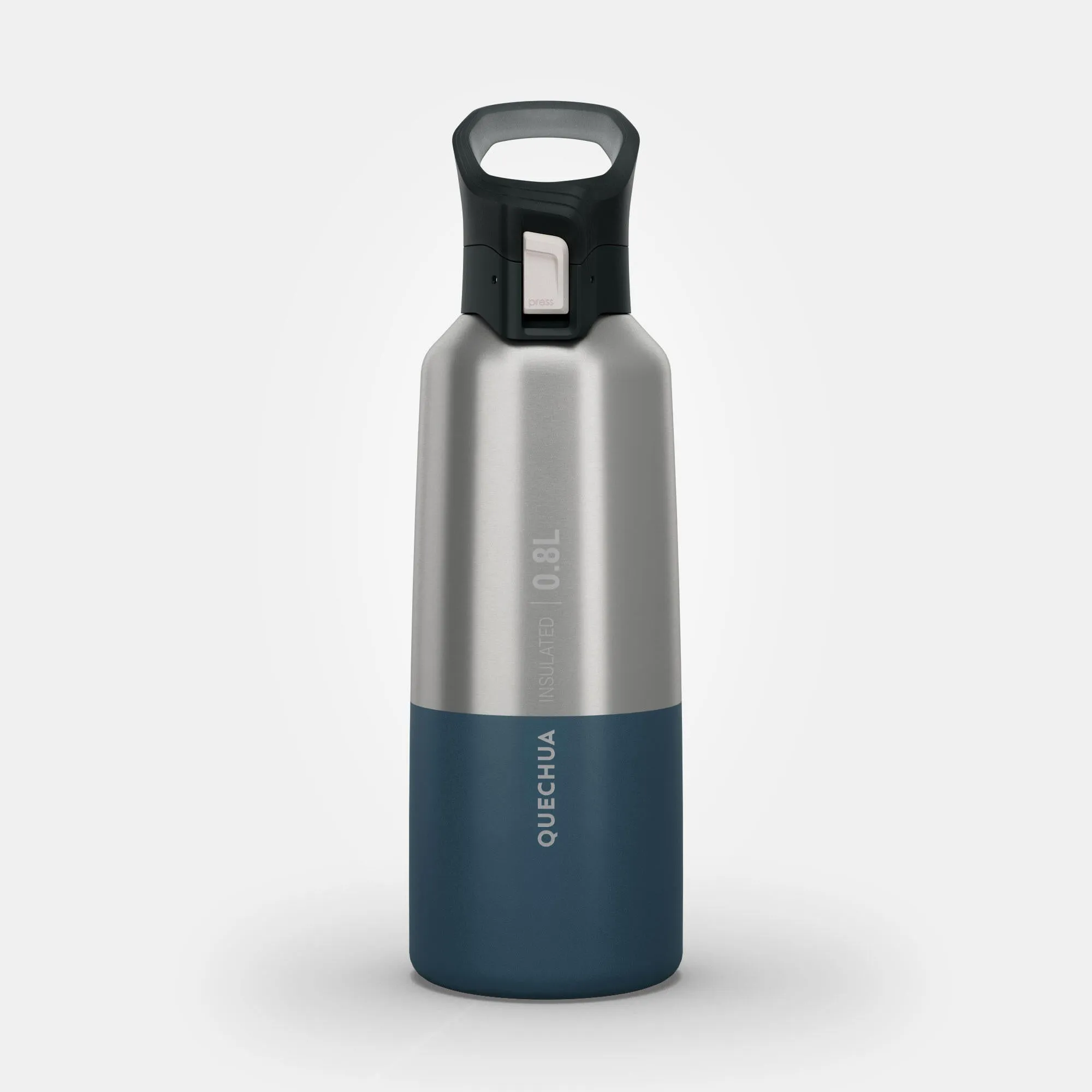 Quechua MH500 Double Wall Insulated Stainless Steel Hiking Water Bottle 27oz