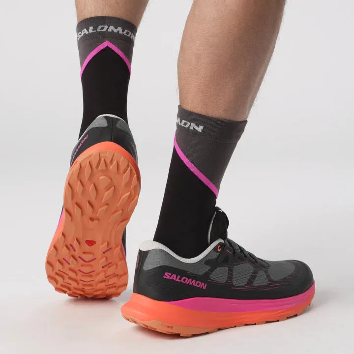 Salomon Ultra Glide 2 Shoes (Men's) Plum Kitten / Black / Pink Glow