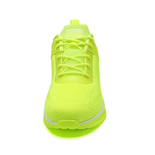 SKDOIUL Running Shoes for Women Sneakers Size 8.5 Fluorescent Green Athletic Tennis Walking Sneakers Woman Fashion Sport Gym Workout Shoes