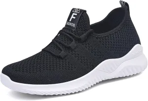 Womens Slip On Walking Shoes Wide Width Breathable Sneakers Air Cushion Road Running Shoe Workout Athletic Lightweight Casual Sport Shoes Ultra Light Tennis Gym Workout Training Shoe